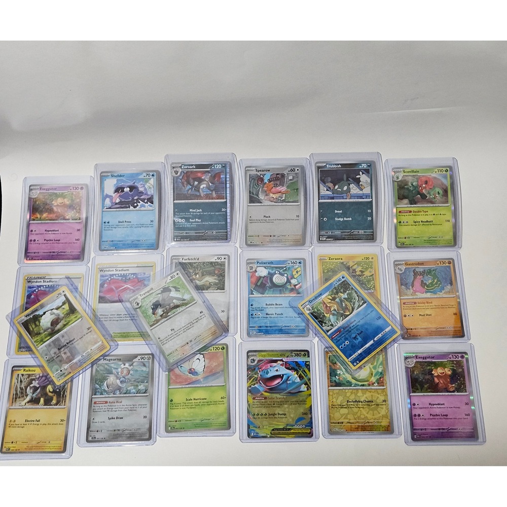Pokemon Card Lot 21 Holos Mega Venusaur EX Raikou Zoroark Scovillain TCG Rare